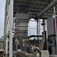 Строительство рукавного фильтра ФРУ-230-М за котлом сжигающим древесную щепу. ПАО "Кохавинская бумажная фабрика"